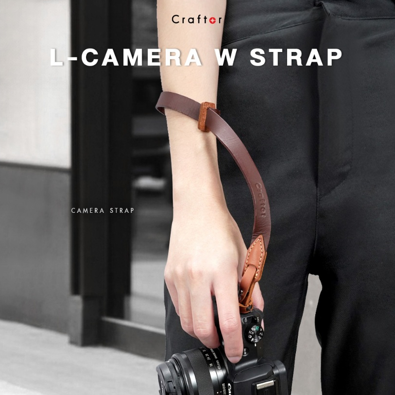สายคล้องกล้อง สำหรับคล้องข้อมือ รุ่น L Camera W Strap - Craftor