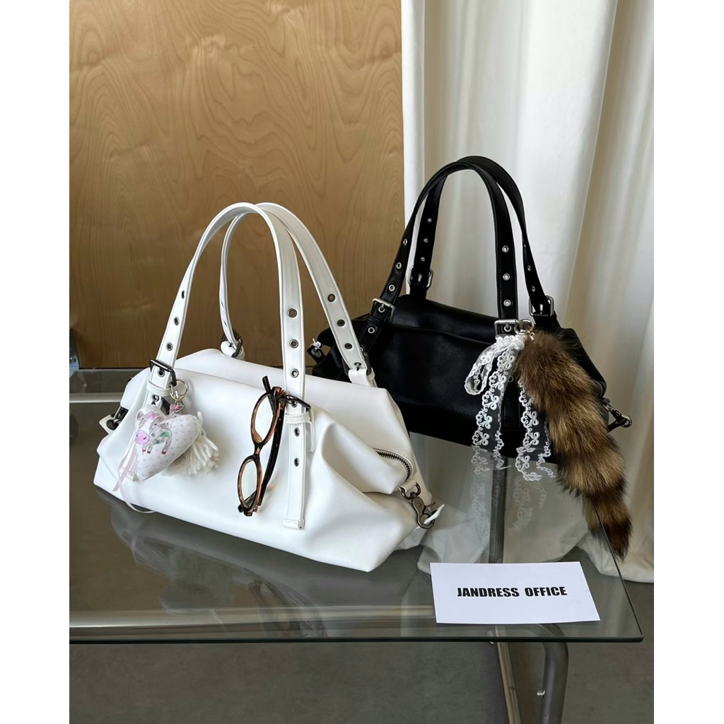 JANDRESS| พร้อมส่ง👜Balata softe leather bag กระเป๋าถือ/สะพาย＊จากช็อปแท้💯