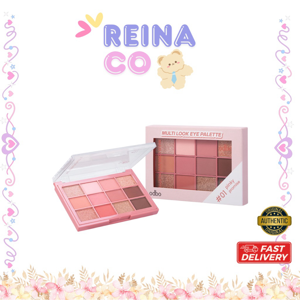 OD2012 Multilook Eye Palette อายแชโดว์พาเลทที่มาพร้อมกับ 12 เฉดสี