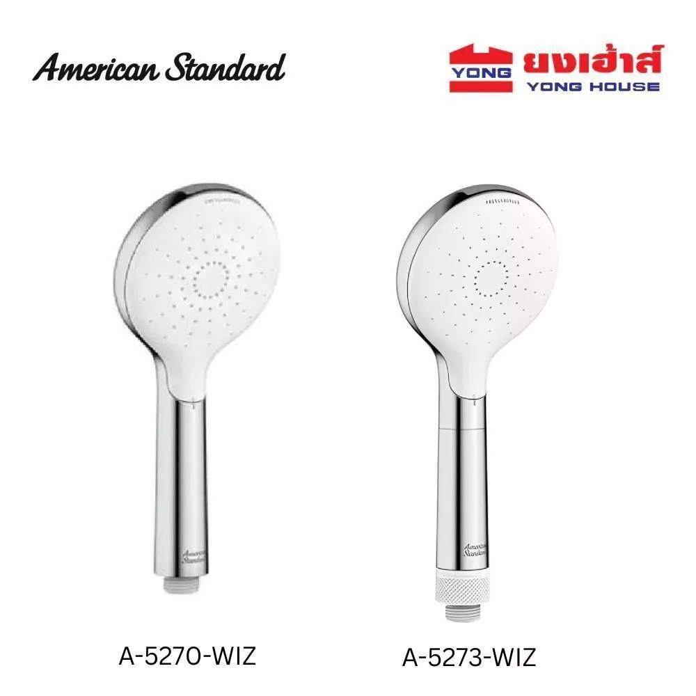 American Standard ชุดฝักบัวสายอ่อน รุ่น WizFlo | A-5270-WIZ, รุ่น WizFlo Duo Flex | A-5273-WIZ