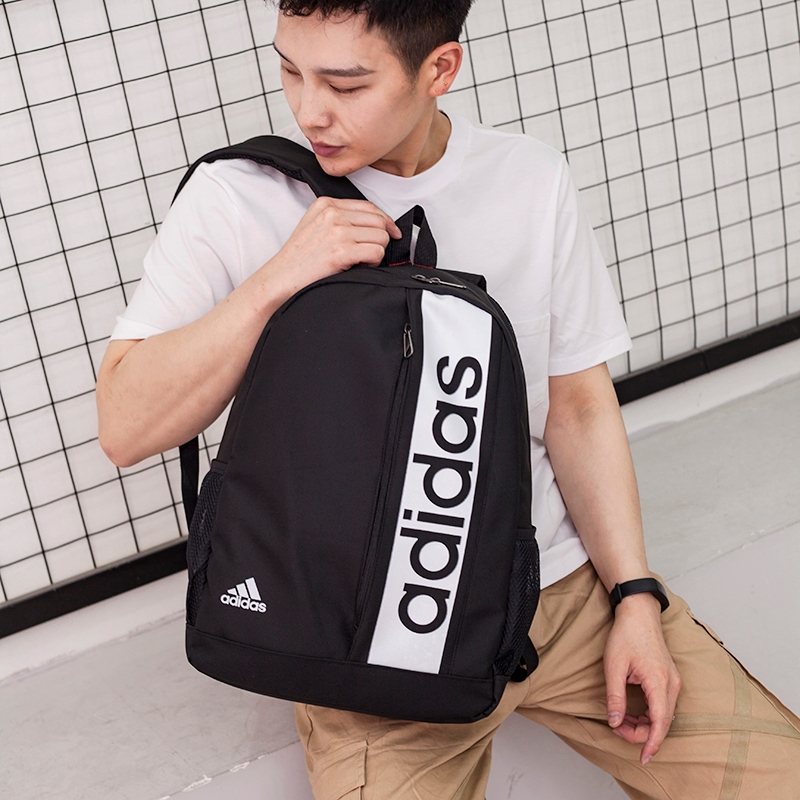 【Limited-time offer】 Adida_s กระเป๋าสะพายคู่น้ำหนักเบาสำหรับผู้ชายกระเป๋าเดินทางกลางแจ้ง - รูปที่ 4