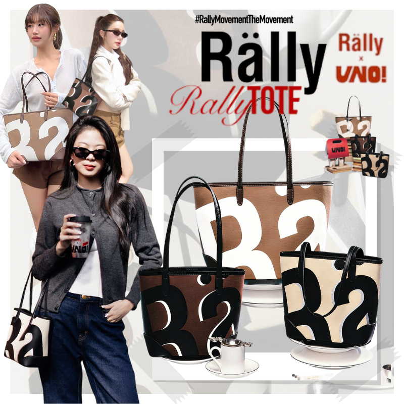 ☕️OUTLETS✅พร้อมส่ง🔥💯🔖Rally x UNO City Tote (Limited) Rally Movement /Rally The Bag กระเป๋าทรง Tote ข