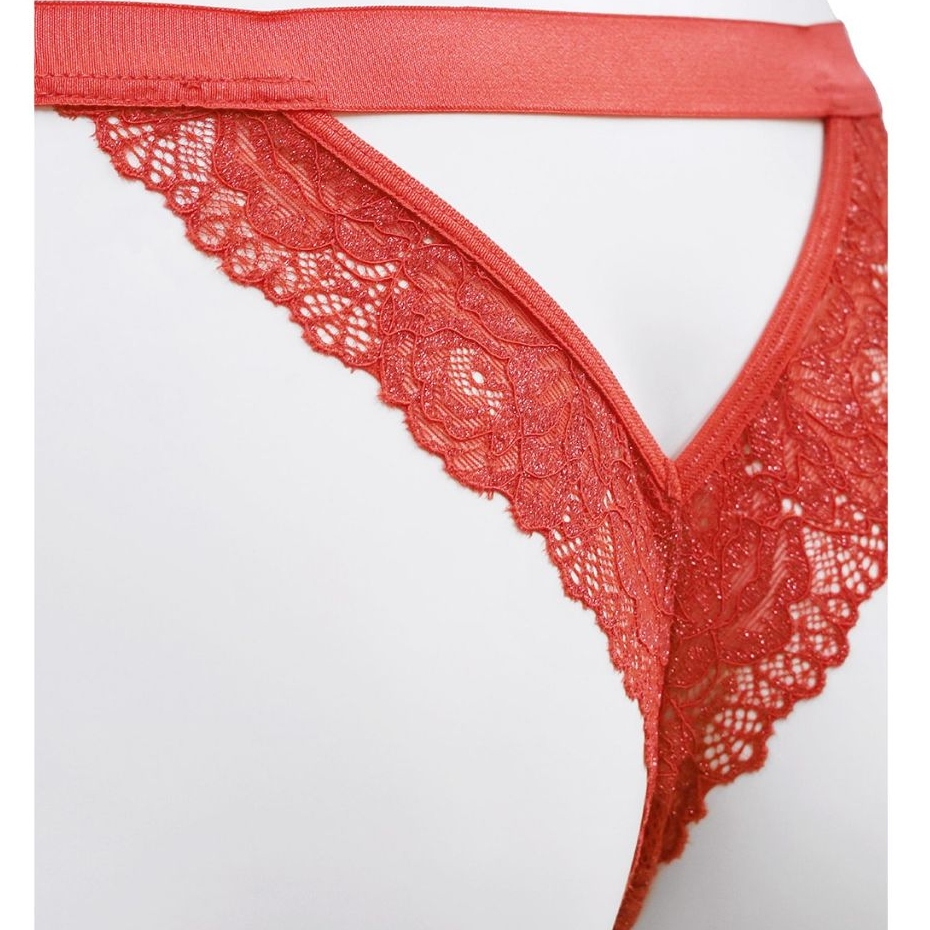 Annebra กางเกงในลูกไม้ ทรงตอง ผ้าลูกไม้ยืด Thong Lace Panty รุ่น AU3-012 ราคา ถูกที่สุด ดีลบีเคเค แกลเลอรีภาพที่ 7