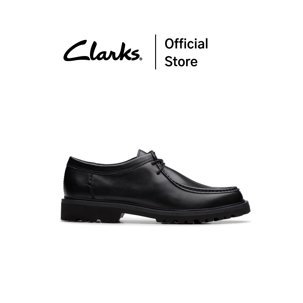 Clarks รุ่น BERWICK SEAM สี BLACK LEATHER รองเท้าทำงาน ทรง DERBY (รองเท้าเดอร์บี้) หนังแท้ คุณภาพดี ใส่สบาย