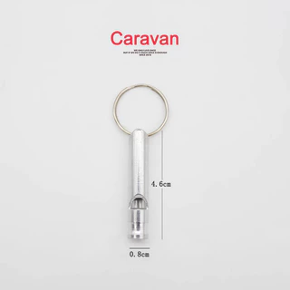 Caravan Crew Whistle นกหวีด นกหวีดฉุกเฉิน แบบโลหะ นกหวีดกีฬา พกพาสะดวก