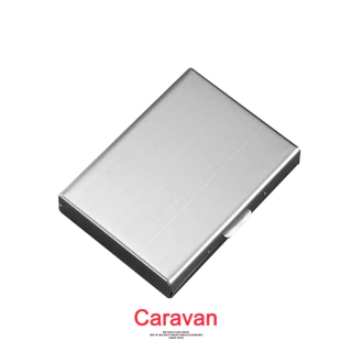 Caravan Crew Card Holder กระเป๋าใส่บัตร ที่ใส่บัตร 6 ช่อง กล่องสแตนเลส ใส่บัตรเครติต