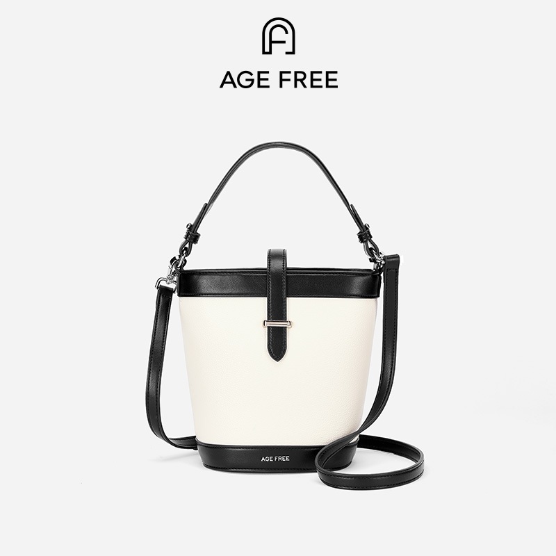 AGE FREE Lisa Bag กระเป๋าทรงถัง กระเป๋าใต้วงแขนของผู้หญิงที่หรูหราอเนกประสงค์ อเนกประสงค์