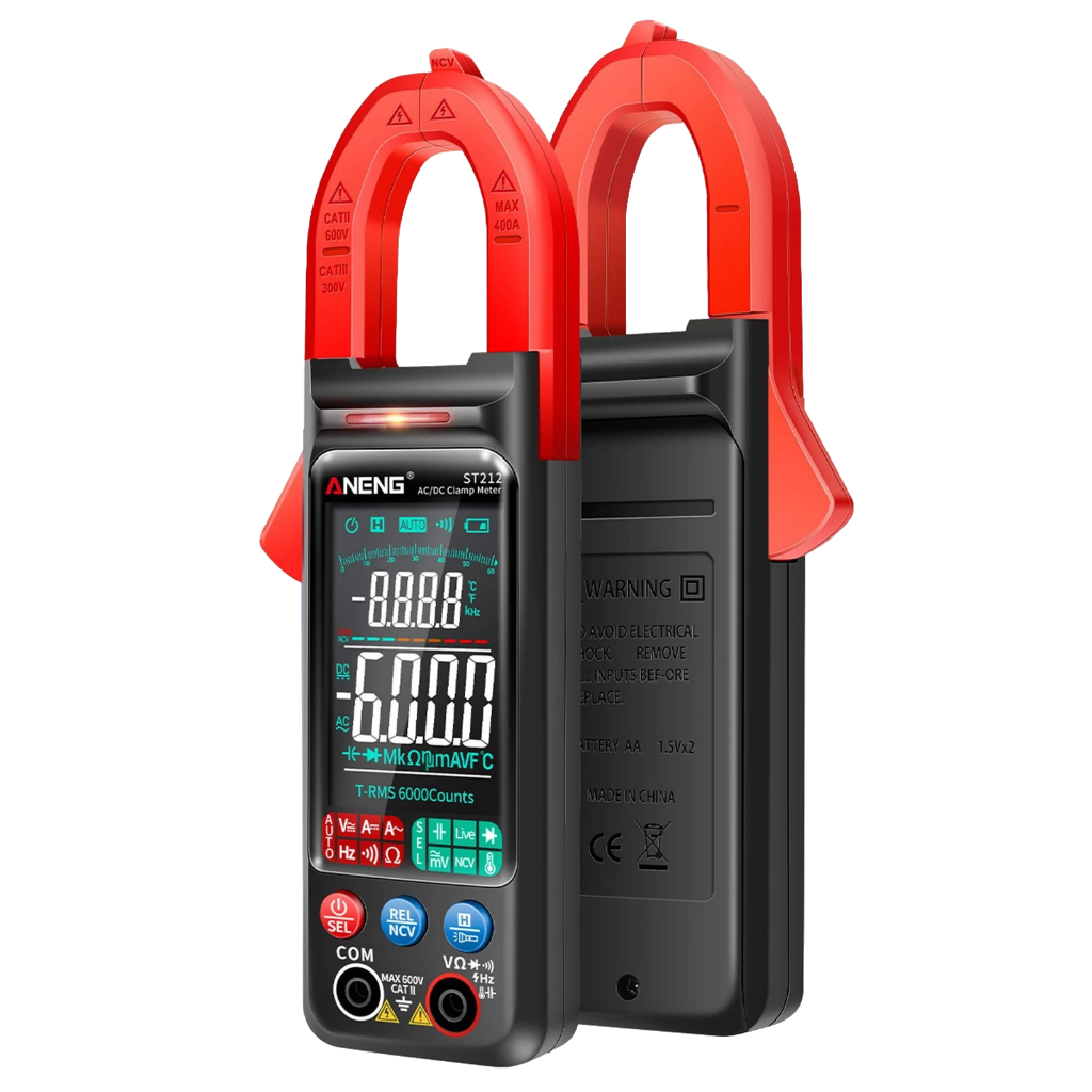 ANENG-ST212 วัด DC 400 A แคลมป์วัดไฟฟ้ากระแสตรง DC/AC แรงดันไฟ คาปาซิเตอร์ ความต้านทาน