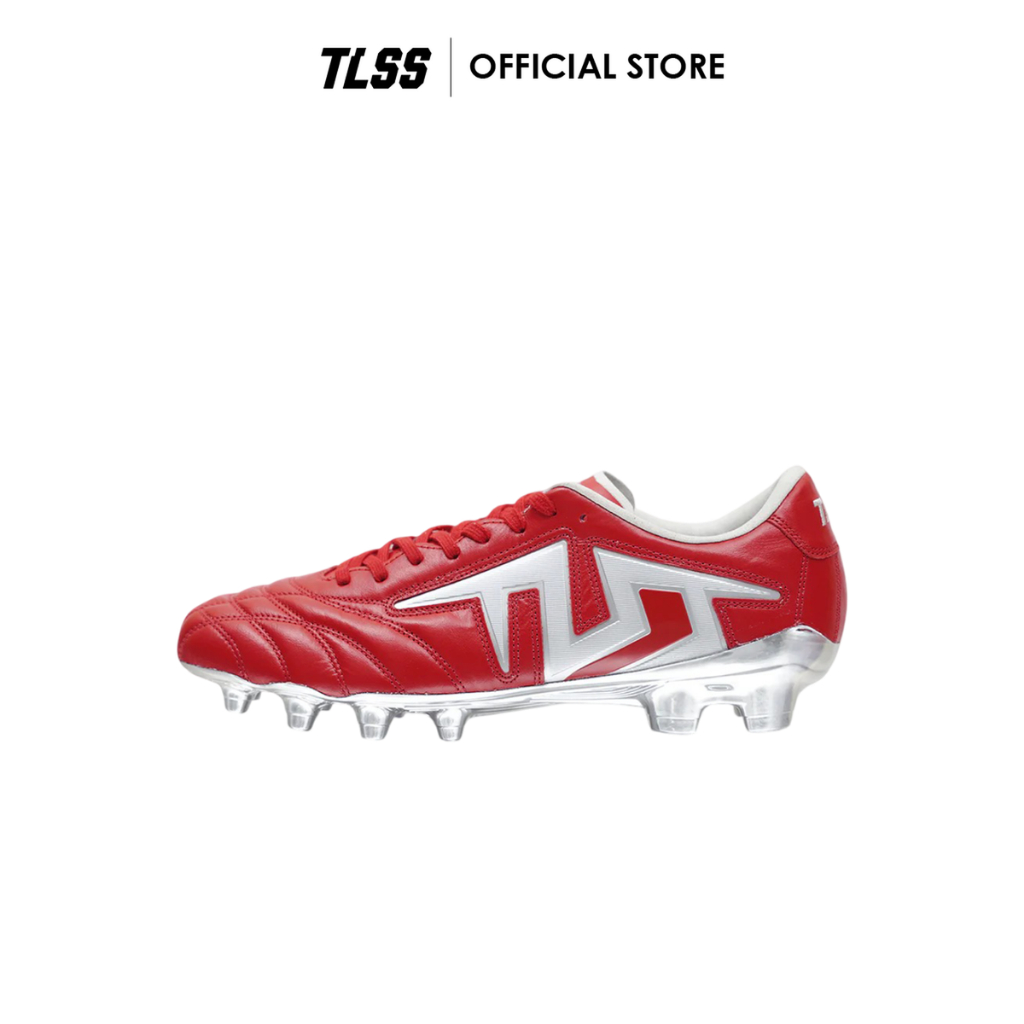 TLSS TACTICIAN.GOAT ESSENCE FG - RED/SILVERY (TF2506-690) รองเท้าฟุตบอล TLSS TACTICIAN.GOAT ESSENCE 