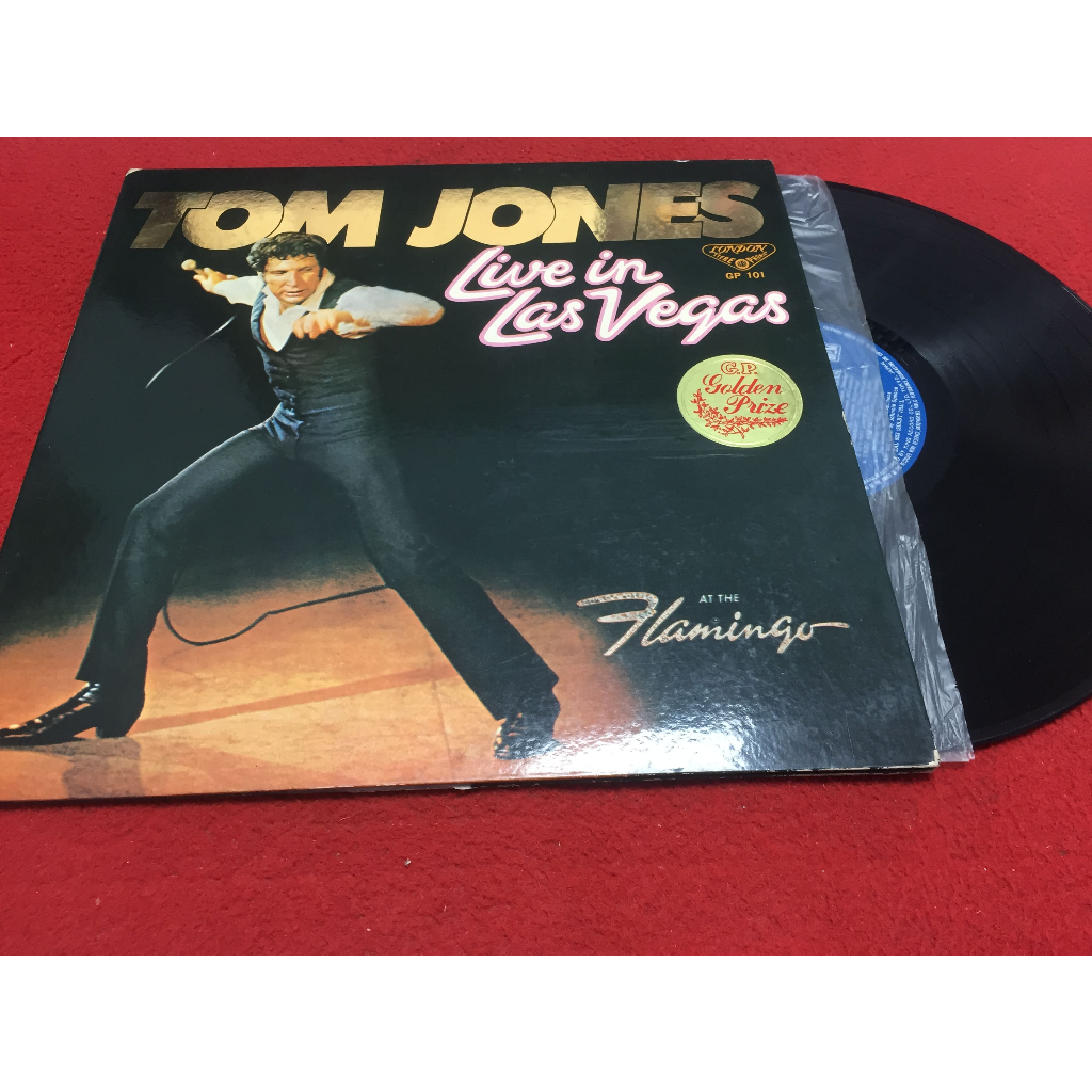 Live in Las Vegas -  Tom Jones  ขนาด 12 นิ้ว LP ร้าน PinHaiMusic B68