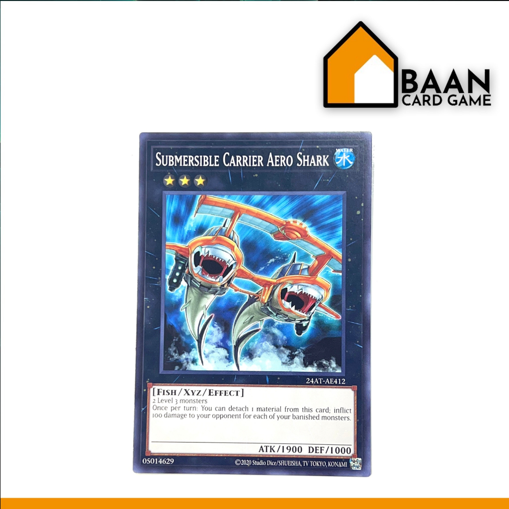 Submersible Carrier Aero Shark [Common] Asia English Yu-Gi-Oh! Official Card Game (การ์ดเกม ลิขสิทธิ