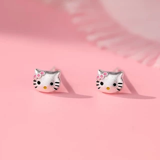 🎀 ต่างหูคิตตี้เงิน น่ารัก มินิมอล คุณหนูมาก PM7 mellow