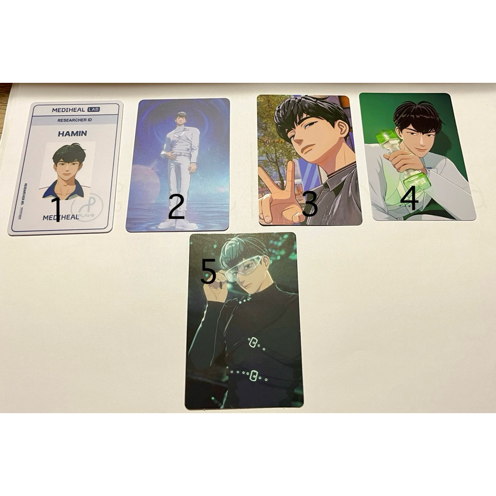 การ์ด PLAVE ฮามิน Noah Hamin Yejun Bamby PLAVE Card