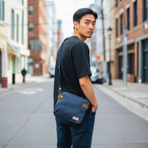 Travelon Crossbody Bag Denim Blue