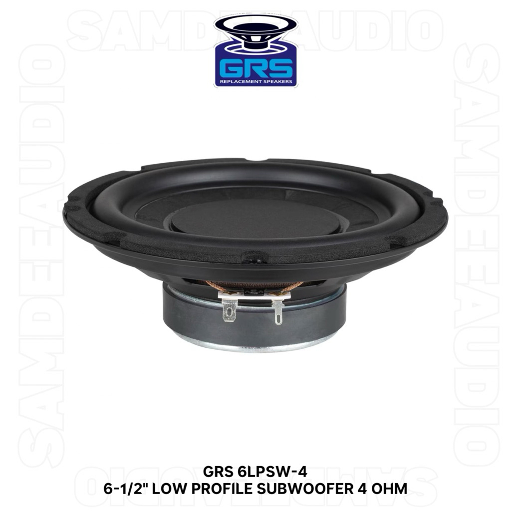 ราคาต่อ1ข้าง / GRS 6LPSW-4 6-1/2" Low Profile Subwoofer 4 Ohm
