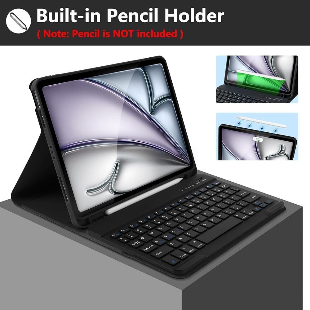 พร้อมส่ง เซตเคส+คีย์บอร์ด เคสคีย์บอร์ดไอแพด Gen7/8/9/10/11 10.2 Air4/5 10.9 Air3/Pro10.5 Gen5/6 9.7 - รูปที่ 5