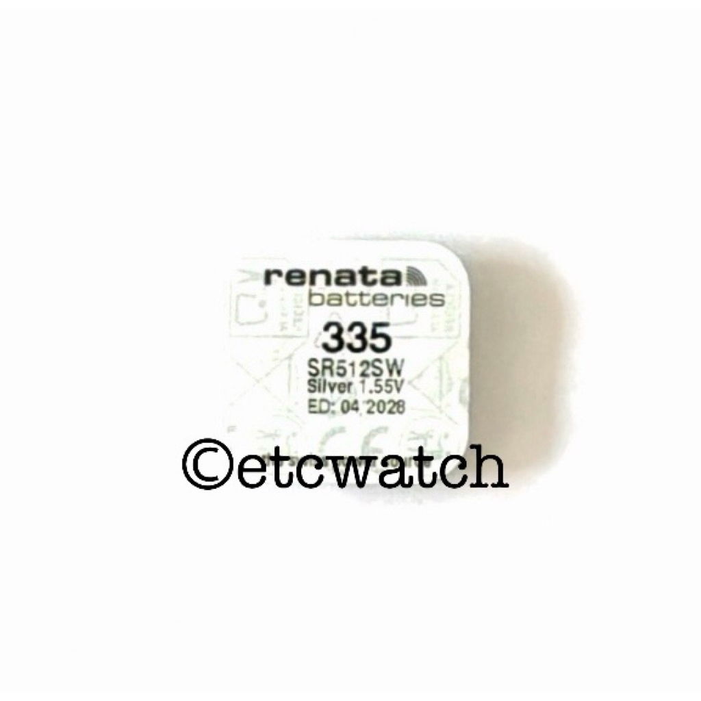 พร้อมส่ง> ถ่านกระดุม Renata SR512SW / 335 1 ก้อน