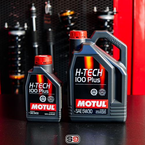 น้ำมันเครื่อง MOTUL H-Tech 100 Plus 5W30 น้ำมันเครื่องสังเคราะห์แท้ 100% (S9)