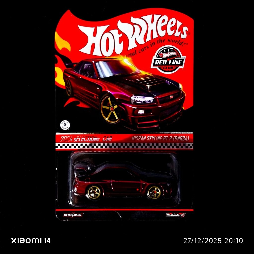 Hot Wheels RLC Exclusive Nissan Skyline GT-R (BNR34)