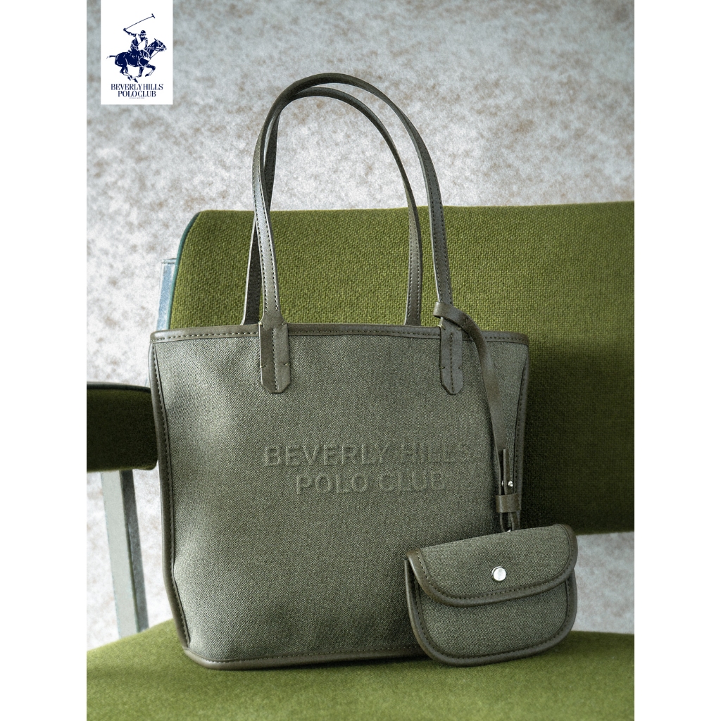BEVERLY HILLS POLO CLUB TOTE BAG กระเป๋าโท้ทสำหรับผู้หญิง รุ่น BAGB060