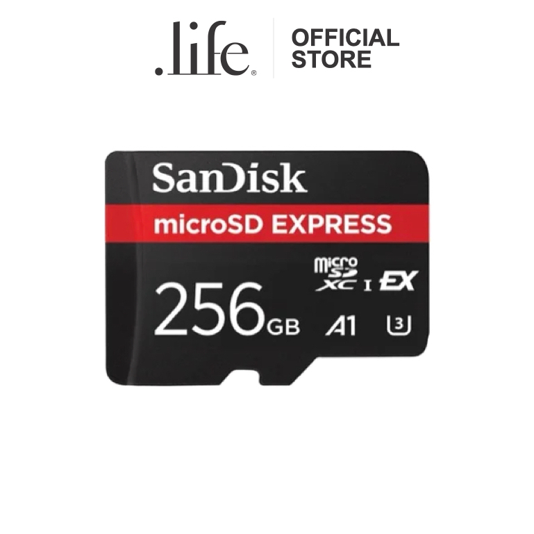 SANDISK เมมโมรี่การ์ด microSD Express ความเร็ว 880-650MBs ความจุ 256GB By dotlife