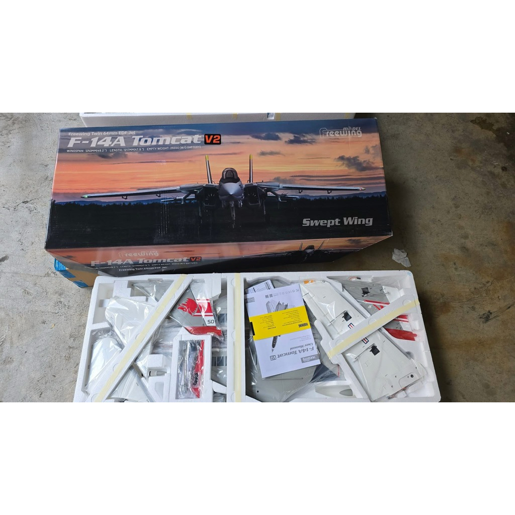 🇹🇭Freewing F-14 Tomcat Twin 64mm EDF Jet PNP RC เครื่องบินบังคับ