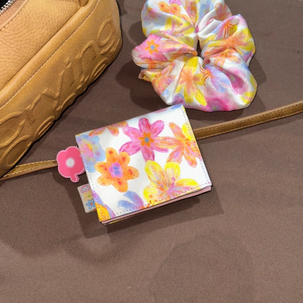 *อ่านก่อนตัดสินใจซื้อ*amuse.stuff-chopy wallet กระเป๋าตังค์ใบเล็กพิมพ์ลาย