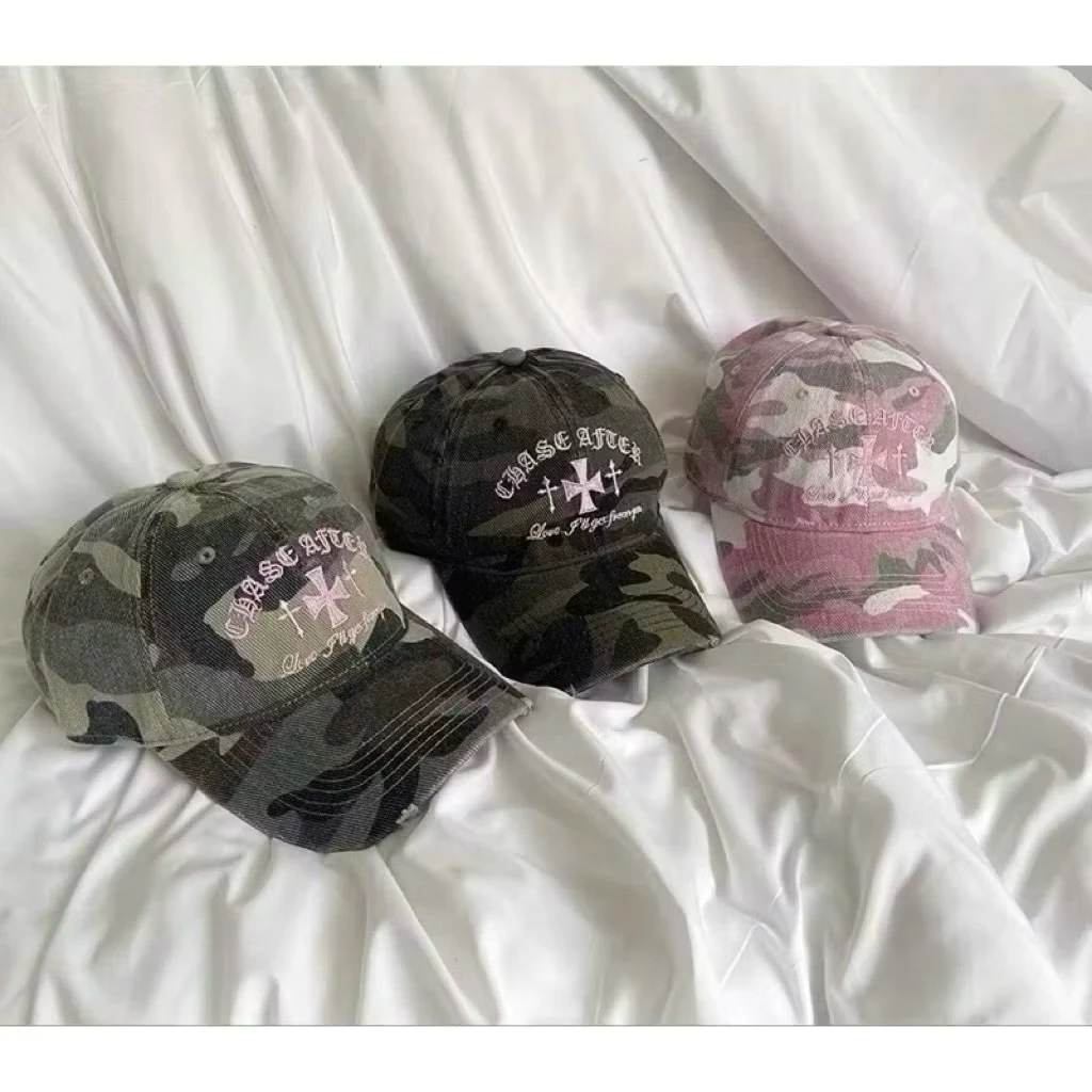 (พร้อมส่ง) หมวกลายทหาร งานปักอักษร เท่ๆๆ สวยทุกสี ✨