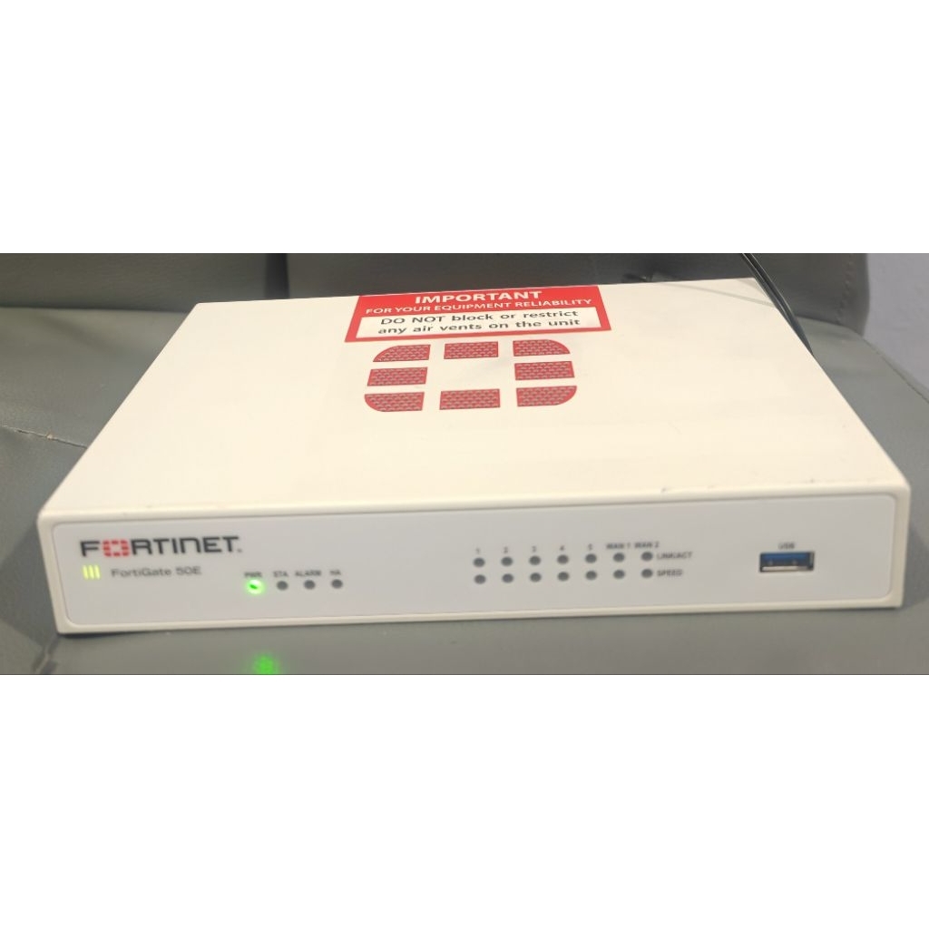 (งานช่าง)​Fortinet Fortigate 50E(เปิดติด)​