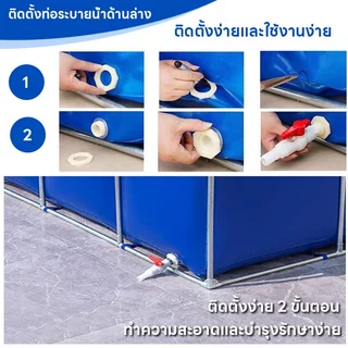 กระชังบกแบบตอกตาไก่ สูง 60, 80 , 120 ซม.หนา500ไมครอน พลาสติกเคลือบ 2 ชั้น（มีกรอบการขาย）size1x1 2x1 2x2 3x2 4x2 5x2 6x2M