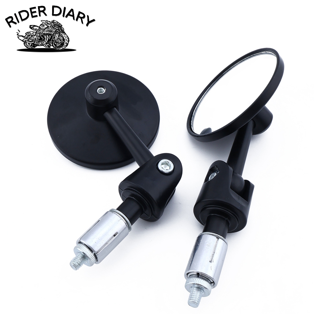 กระจกปลายแฮนด์ แบบกลม สำหรับทุกรุ่น 1คู่ เลนส์กลม ใส่ง่าย คุณภาพดี ทนนาน พร้อมส่ง - รูปที่ 2