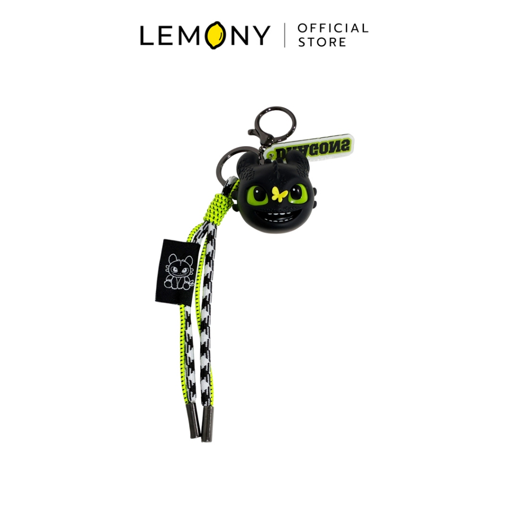 LEMONY พวงกุญแจตุ๊กตาเขี้ยวกุด ซีรีส์ Fun Universal How to Train Your Dragon Collection