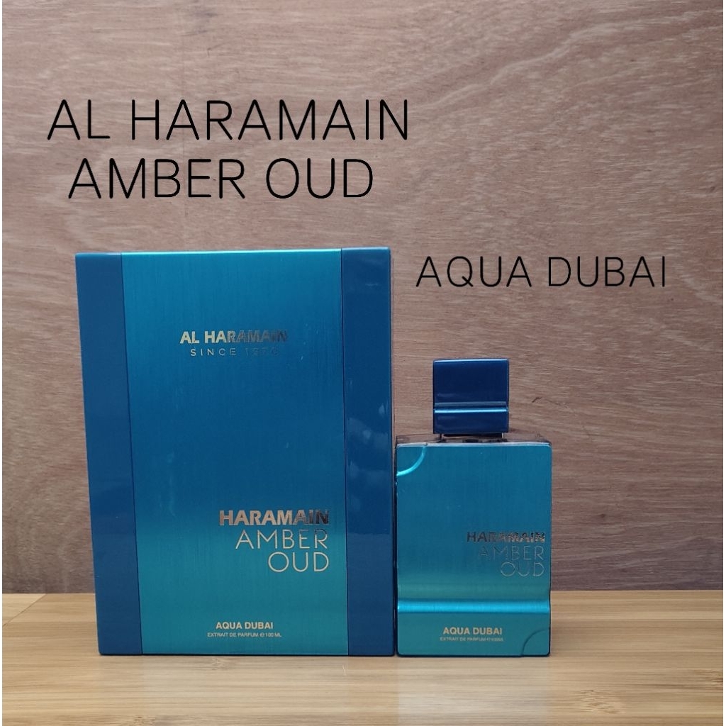al haramai amber oud aqua Dubai extrait de parfum