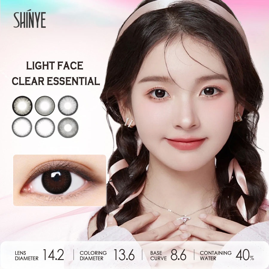 คอนแทคเลนส์ 6 เดือน moody lenses ซีรีย์ซุปเปอร์ไซส์14.5MM คอนแทคเลนส์สีดำ คอนแทคเลนส์สี ลุคธรรมชาติ 