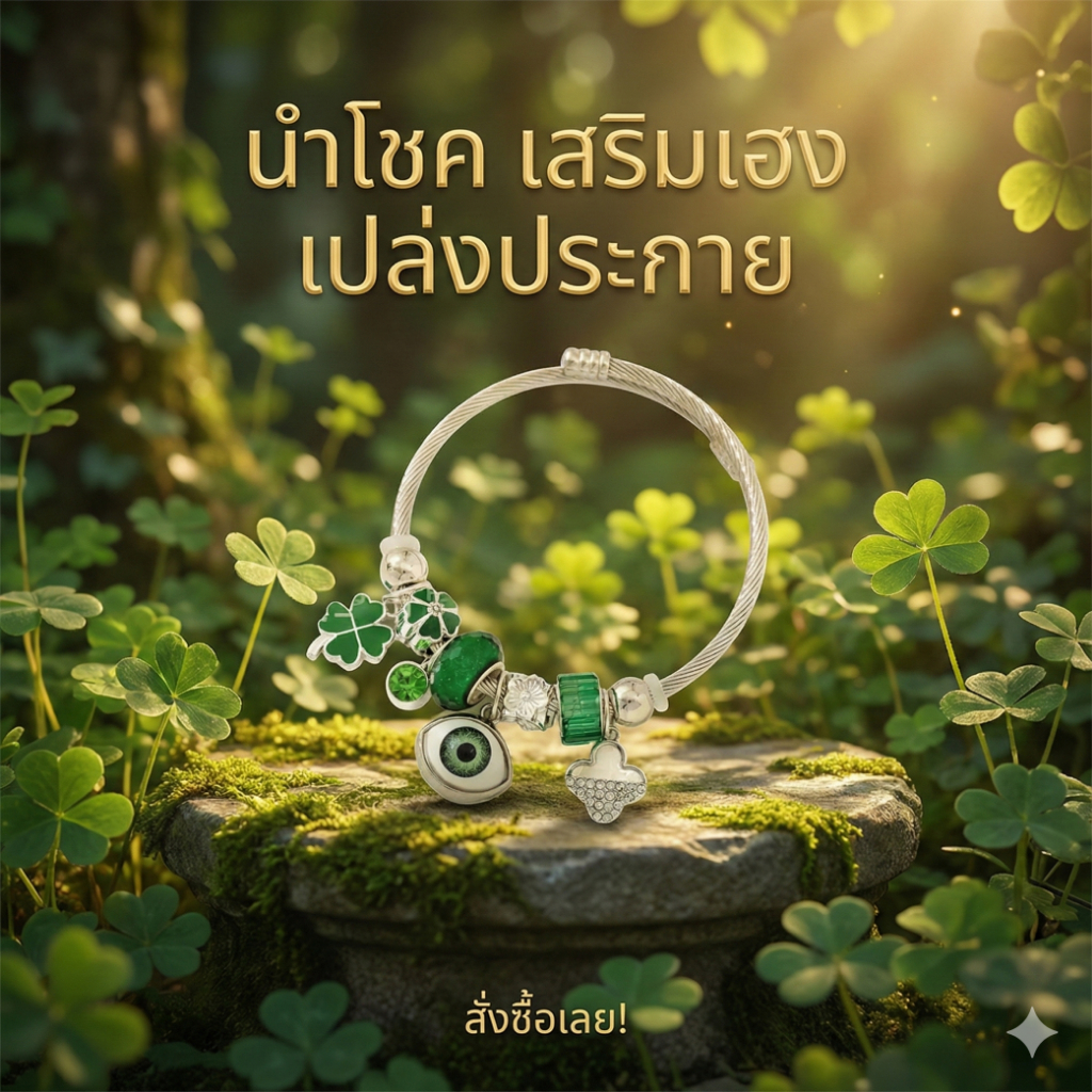 [ส่งจากกรุงเทพ] EvilEyeTH [E031] สร้อยข้อมือปรับได้ Evil Eye เครื่องรางเสริมโชค สร้อยข้อมือดีไซน์พิเศษ ของขวัญน่ารัก
