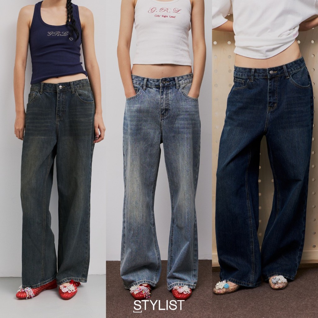 STYLIST (XXS-2XL) - Uptown Jeans Jeans-005 กางเกงยีนส์ขากระบอก (ลิงก์2)