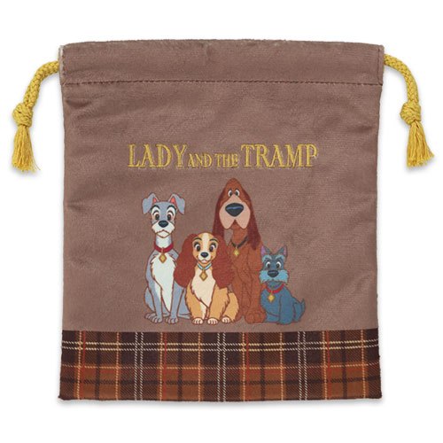 (พร้อมส่ง) 🇯🇵 กระเป๋าหูรูด เลดี้ Disney Lady and The Tramp แท้ 100%