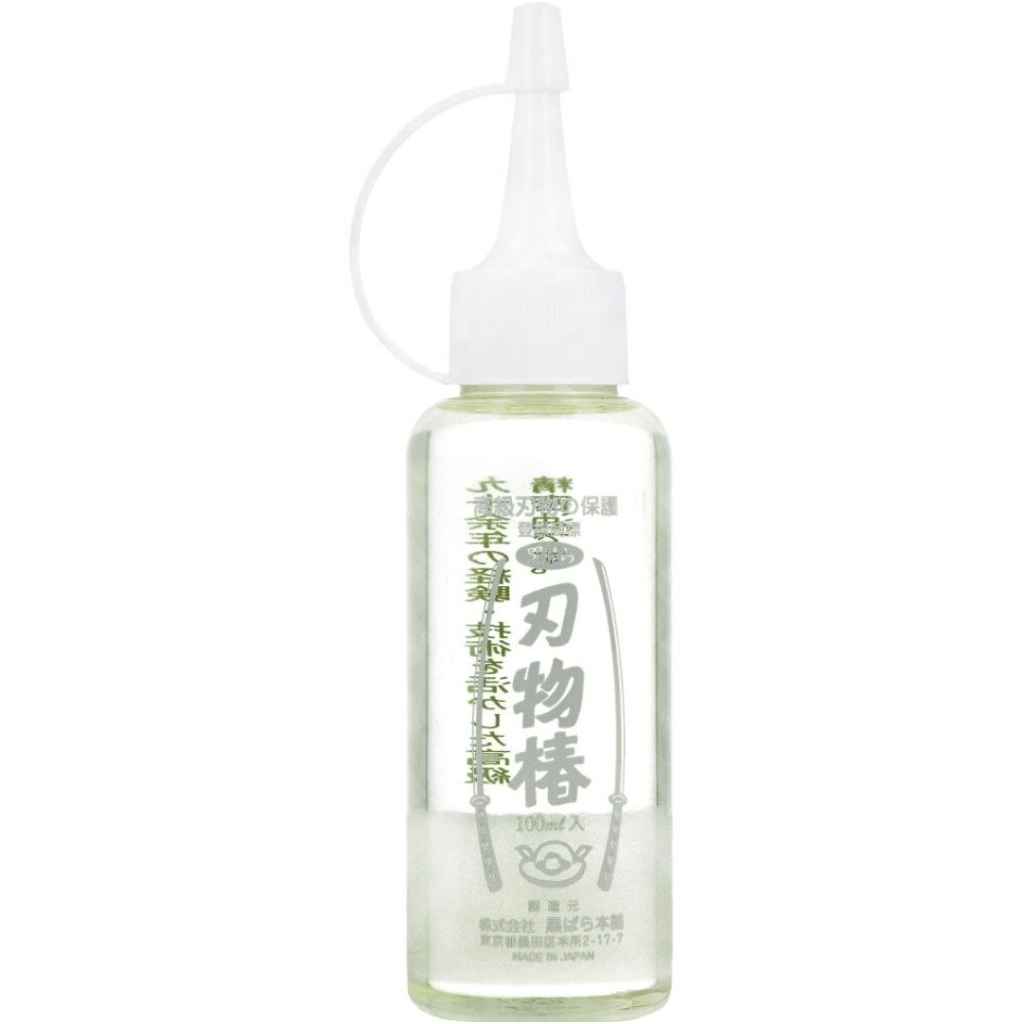 น้ำมันดูแลใบมีด “Tsubaki Oil สำหรับมีด” ขนาด 100 ml/245ml. เหมาะสำหรับการปกป้องใบมีดคุณภาพสูงสามารถใช้ดูแลและเก็บรักษา
