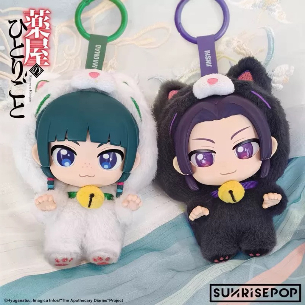 [PreOrder] SUNRISEPOP Kusuriya no Hitorigoto ตุ๊กตาแมวเหมียว หมอยาตำรับย่านโคมแดง (Jinshi/Maomao)
