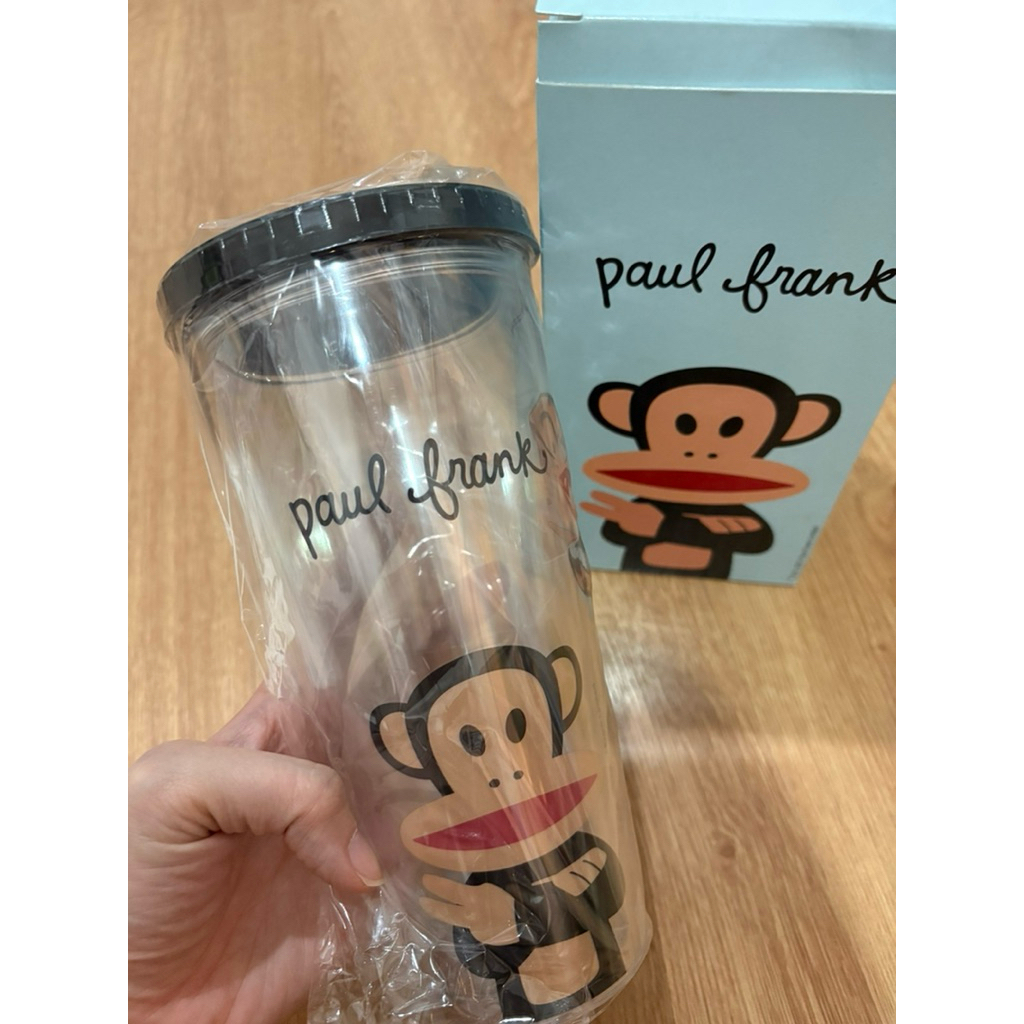 ลิขสิทธิ์แท้ แก้วพลาสติก Paul Frank ของที่ระลึก UOB