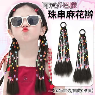 *(พร้อมส่งจากขอนแก่น) พร๊อบผมเปียไฮไลต์ (2ข้าง) เพิ่มความสวยให้การแต่งตัว ด้วยวิธีง่ายๆ มัดผมเปียแซมไฮไลต์สีสวยๆ
