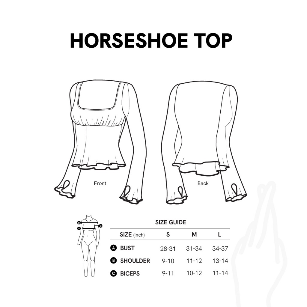 APRILPOOLDAY HORSESHOE TOP ราคา ถูกที่สุด ดีลบีเคเค แกลเลอรีภาพที่ 8
