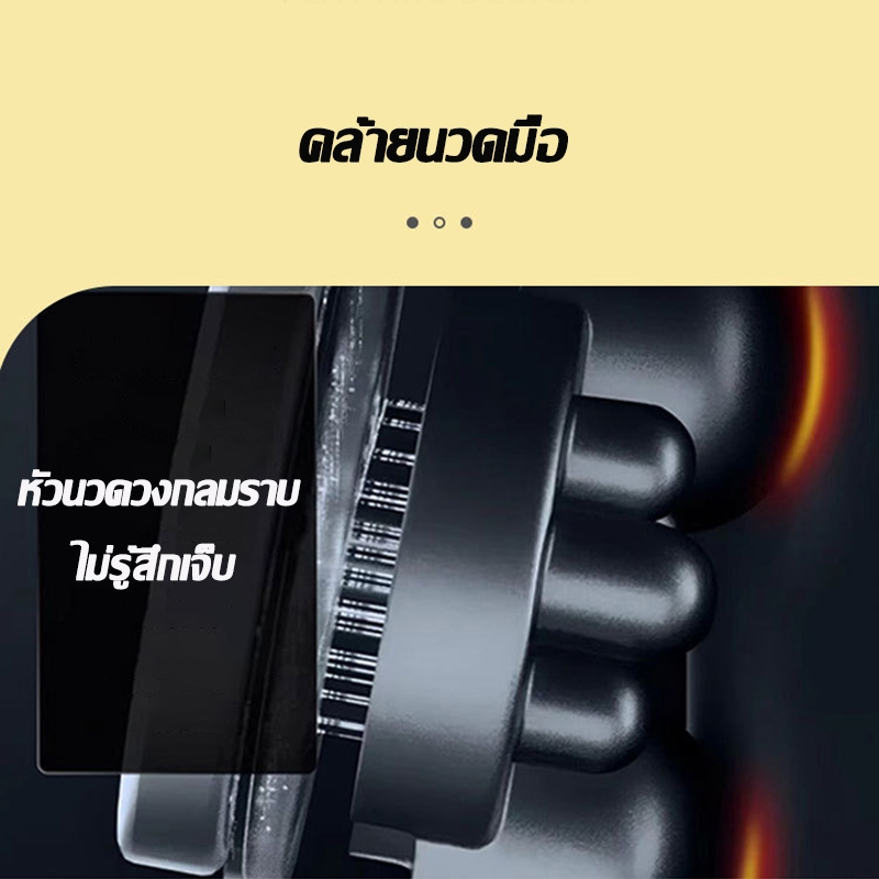 🔥รับประกัน3ปี🔥หมอนนวดไฟฟ้า ปรับได้3ระดับ การอุ่นได้ดี หมอนนวดไหล่ ประคบร้อนพร้อมการนวดแบบ 3D สองทิศทาง - รูปที่ 3