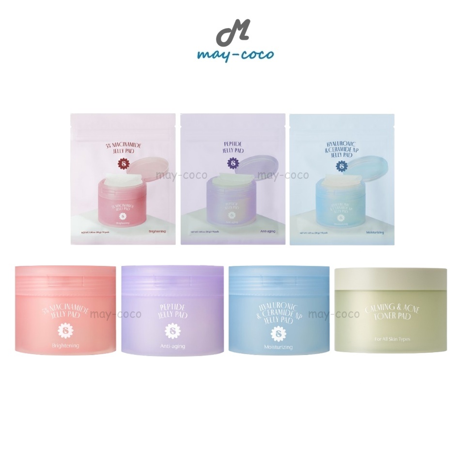 ถูก/แท้/มีไลฟ์ โทนเนอร์แพด Supermom Jelly Pad ซุปเปอร์มัม แผ่นมาสก์ บำรุงผิวหน้า หน้าฉ่ำ ผิวเนียน ชุ