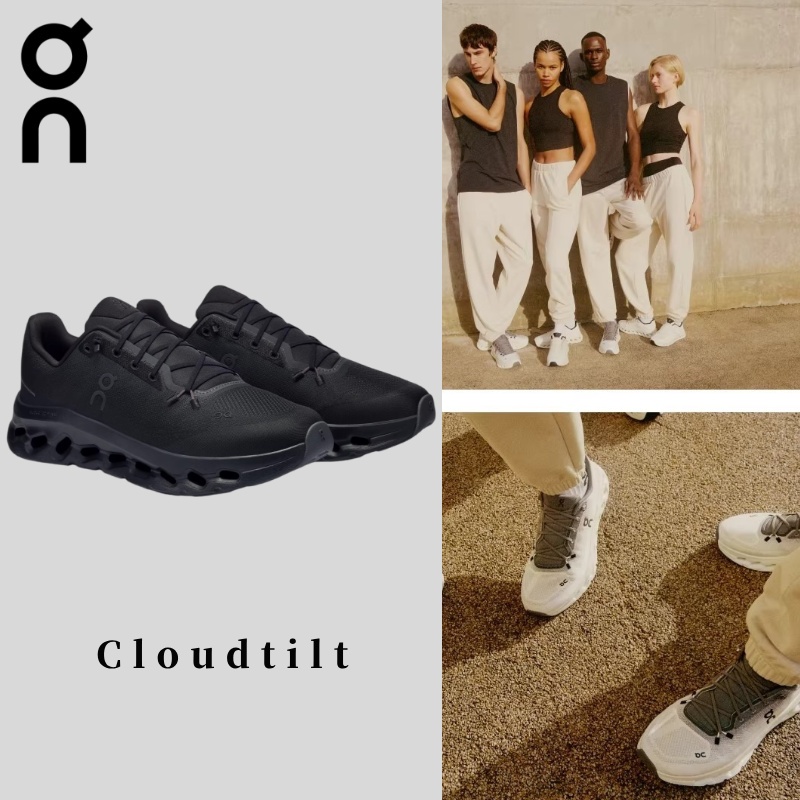 Local delivery On Cloudtilt Black-Eclipse Men's Casual Sneakers Sizes 40-45