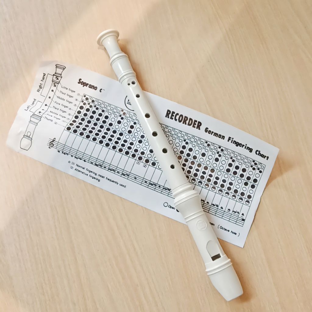 ขลุ่ย king 3ท่อน King Soprano Recorder German