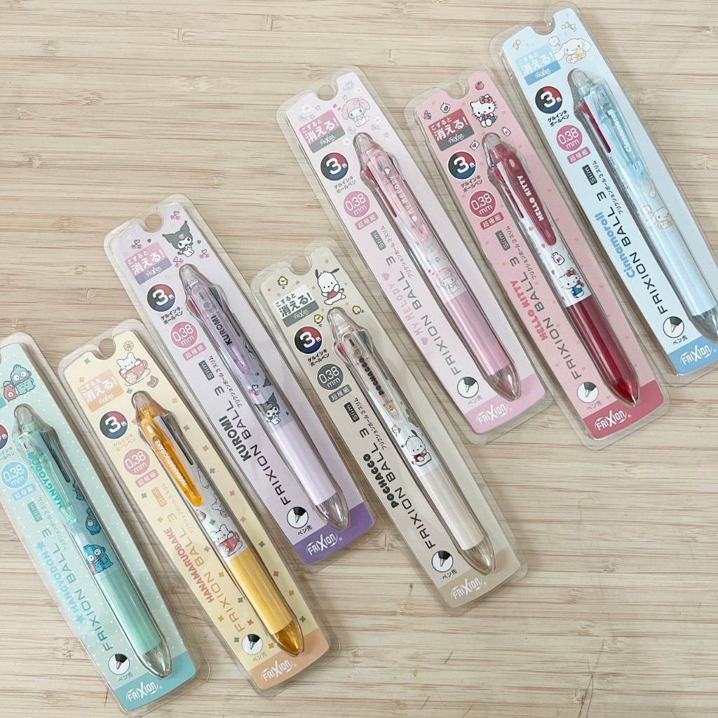 ปากกาลบได้ #pilot #frixion #sanrio