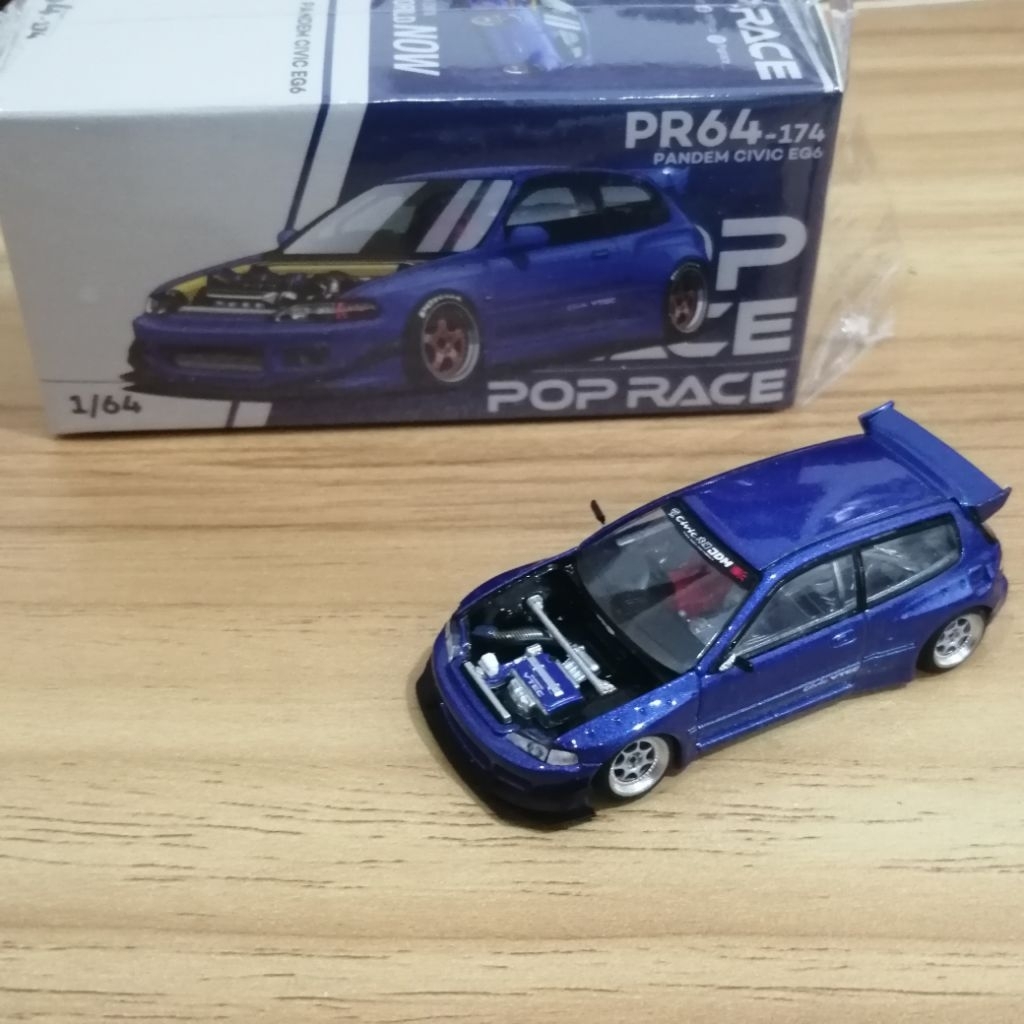 1/64 Pop Race​ Pandem​ Civic​ EG​6​
