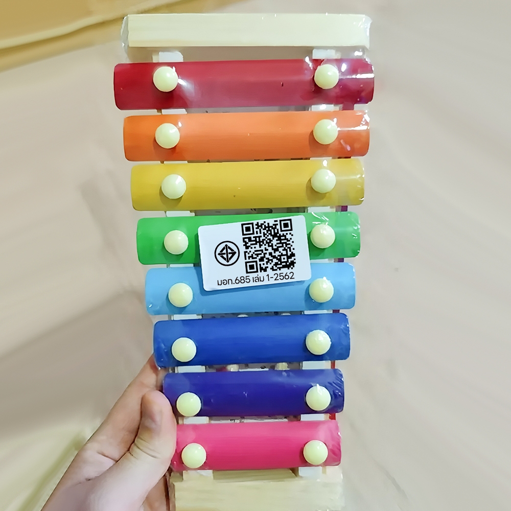 VICTOKY ของเล่นไม้ ระนาดไม้ ระนาดเด็ก ตัวต่อไม้ เครื่องดนตรีสำหรับเด็ก 8 ตัวโน๊ต สีสันสดใส เสริมพัฒนาการของเด็ก - รูปที่ 7