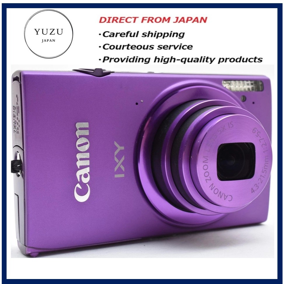 Pre loved Canon IXY 430F Purple 16.1MP Digital Camera - Rare Y2K Retro Digicam, WiFi, Touch Panel, 5